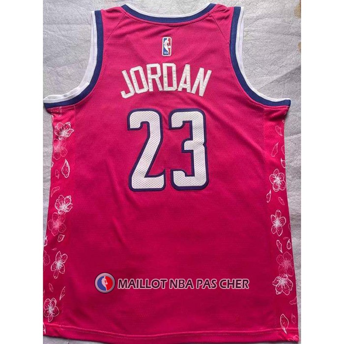 Maillot Washington Wizards Michael Jordan NO 23 Ville 2022-23 Rosa